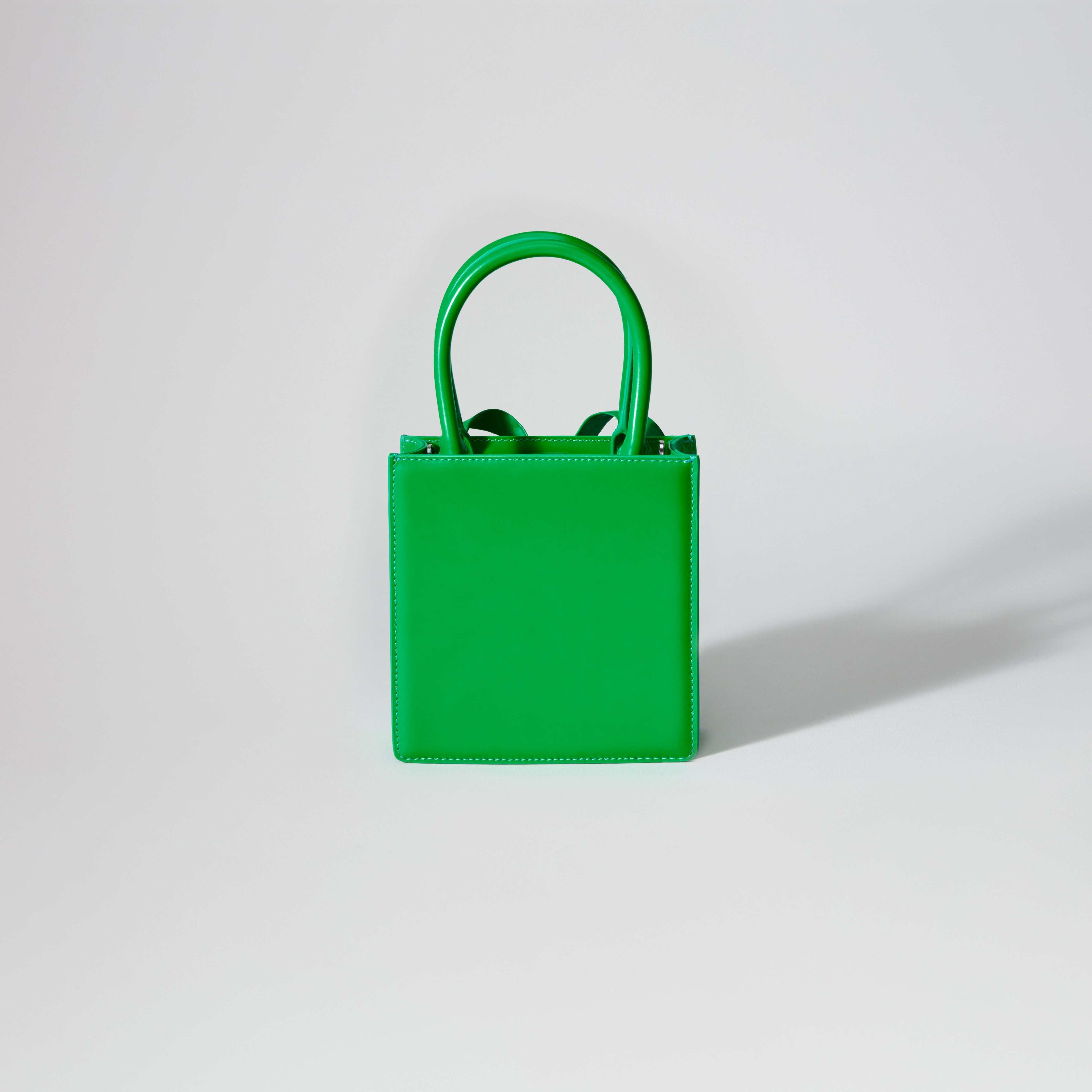 Green Bow Mini Tote Bag - 3
