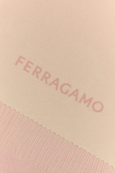 FERRAGAMO Pink cashmere scarf outlook
