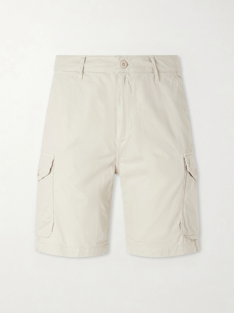 Battle Straight-Leg Cotton Shorts 1