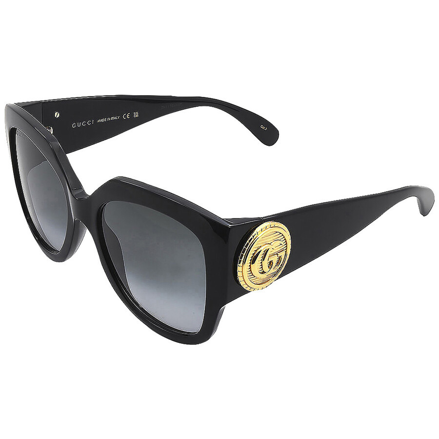 Gucci Grey Butterfly Ladies Sunglasses GG1407S 001 54 - 5