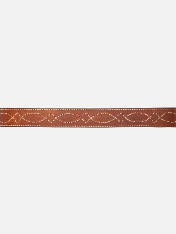 Western Ranch Belt Toffee Brown - 5
