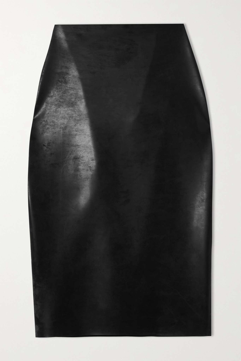 라텍스 연필 스커트 - 1