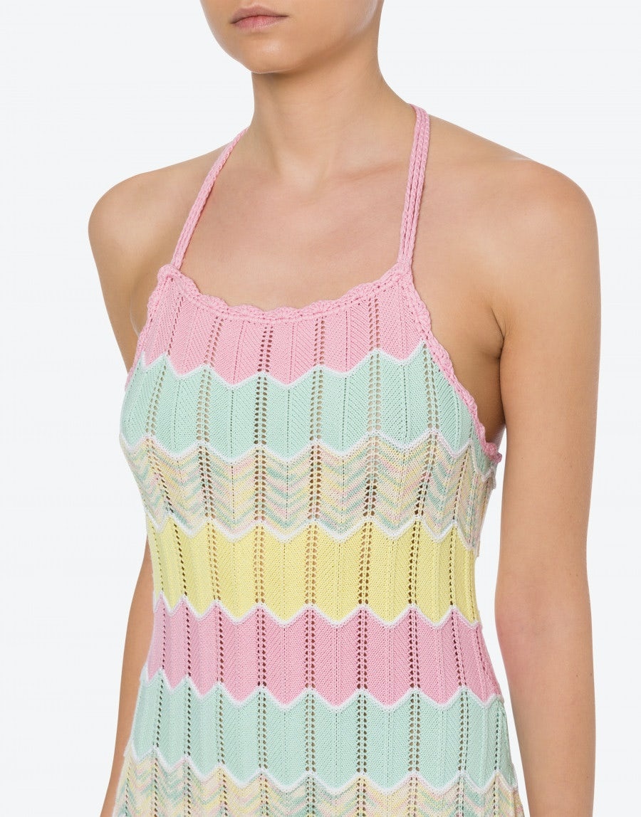 CHEVRON KNIT DRESS - 4