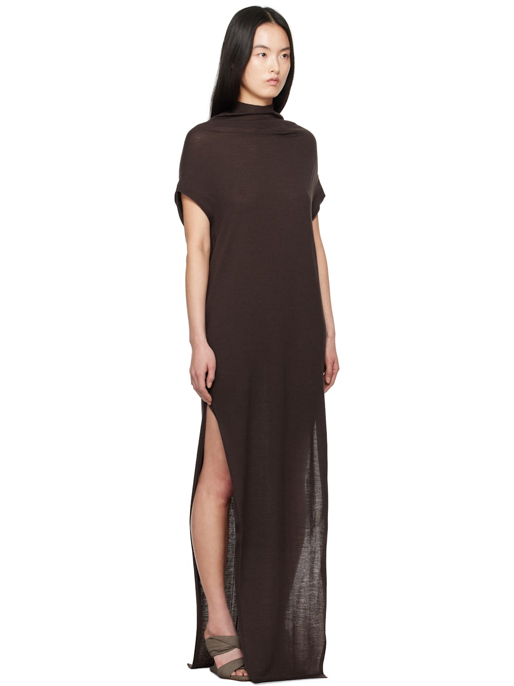 Brown Hollywood SL Crater Maxi Dress - 2