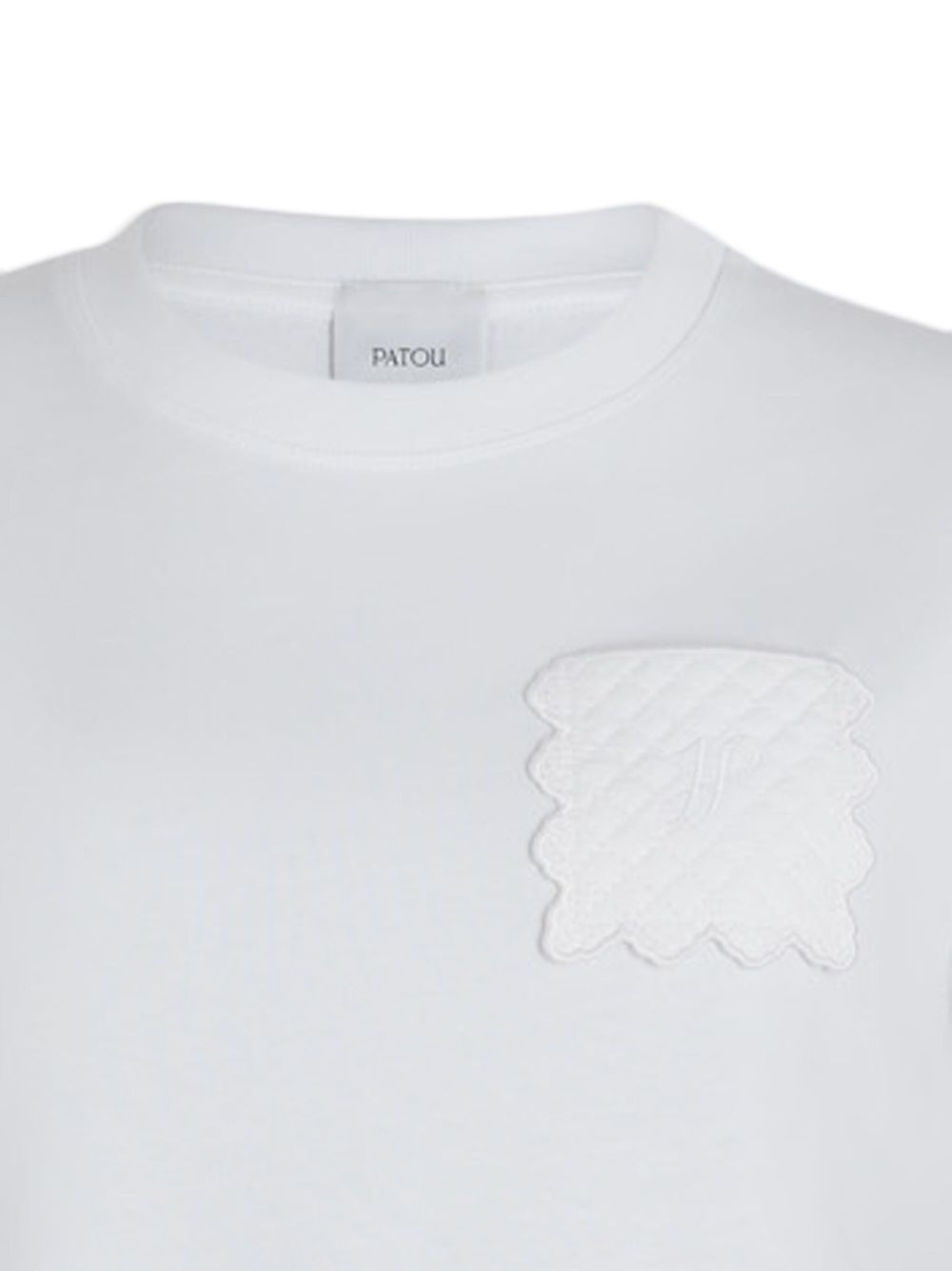 quilted-pocket T-shirt - 2