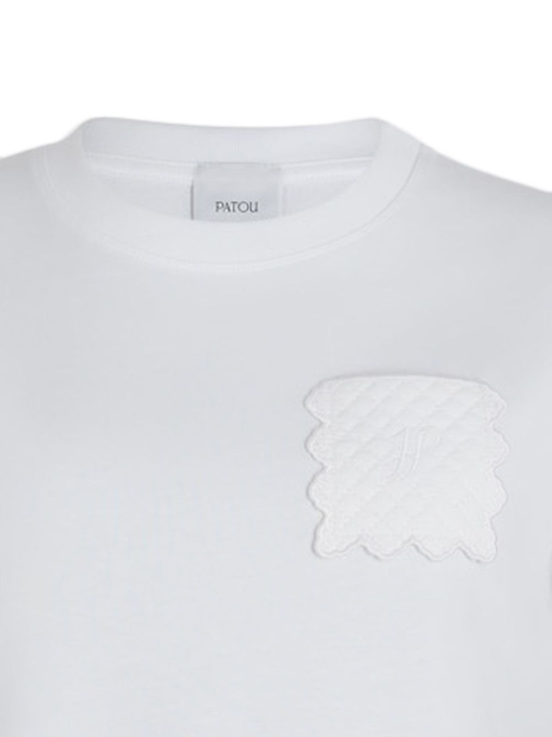 PATOU quilted-pocket T-shirt outlook