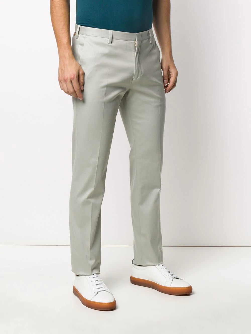 tailored straight leg trousers - 3