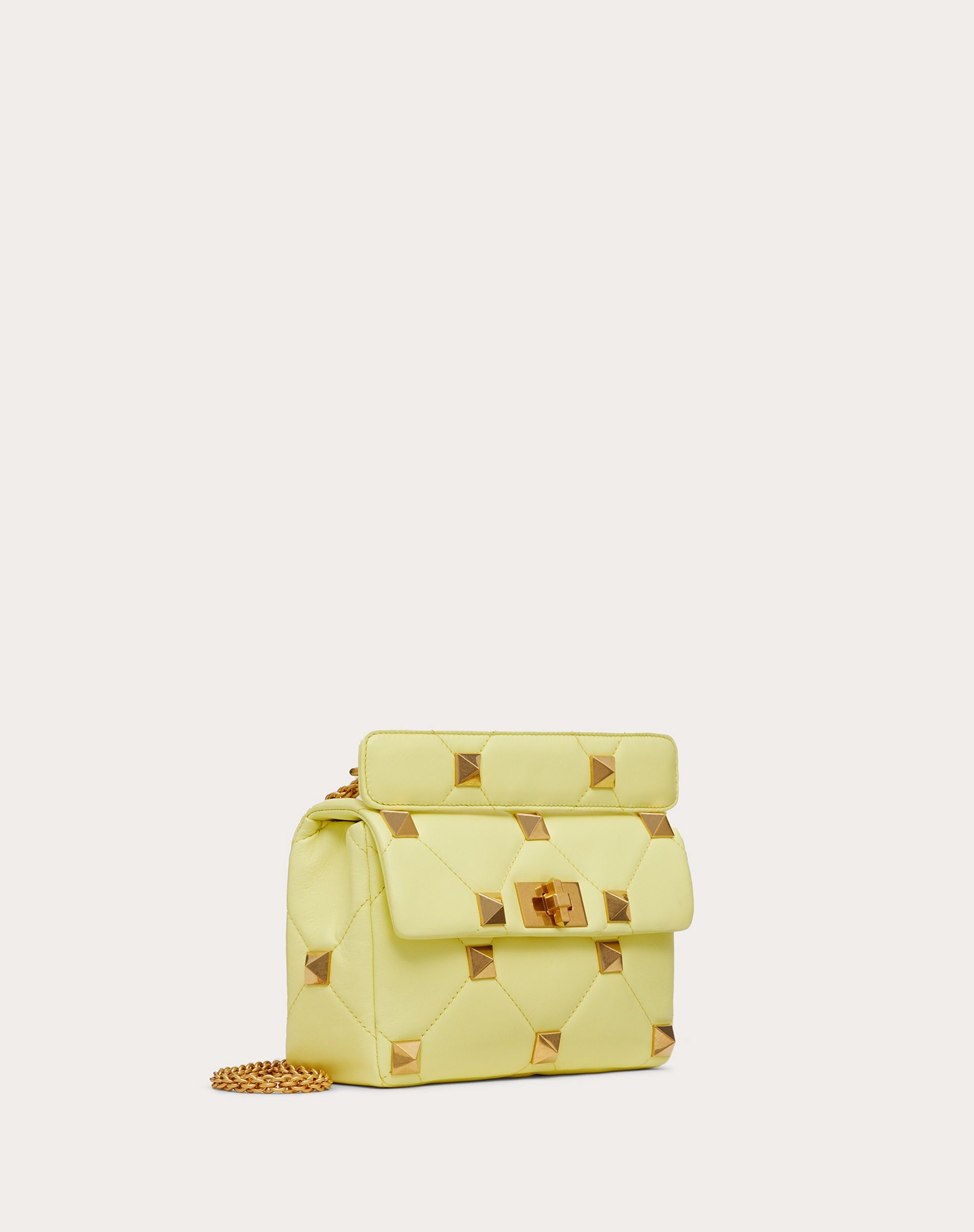Medium Roman Stud The Shoulder Bag in Nappa with Chain - 2