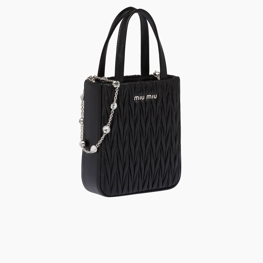Matelassé nappa leather handbag - 2