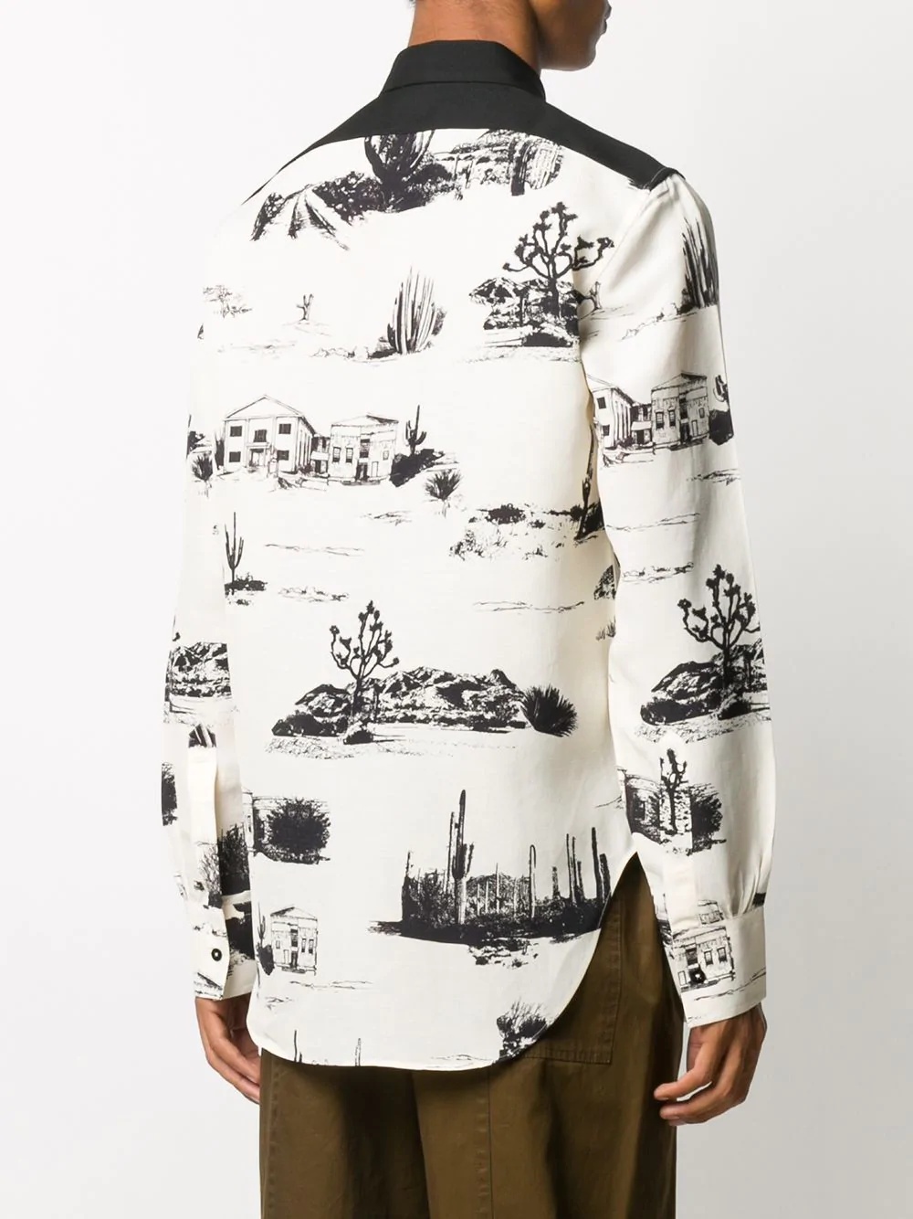 Western landscape-print shirt - 4