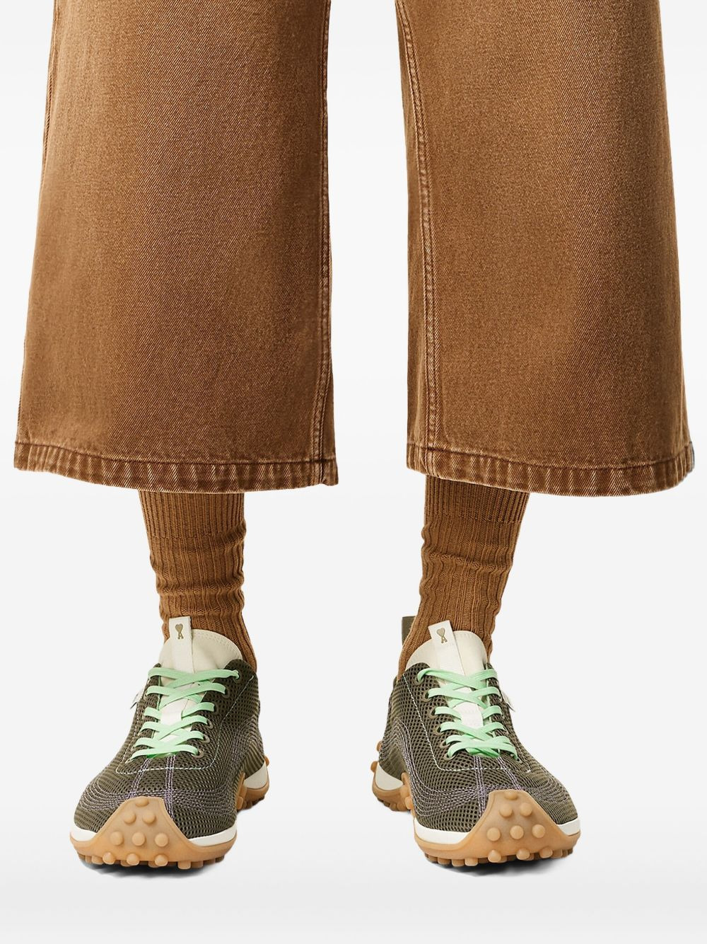 mesh-panelled sneakers - 5