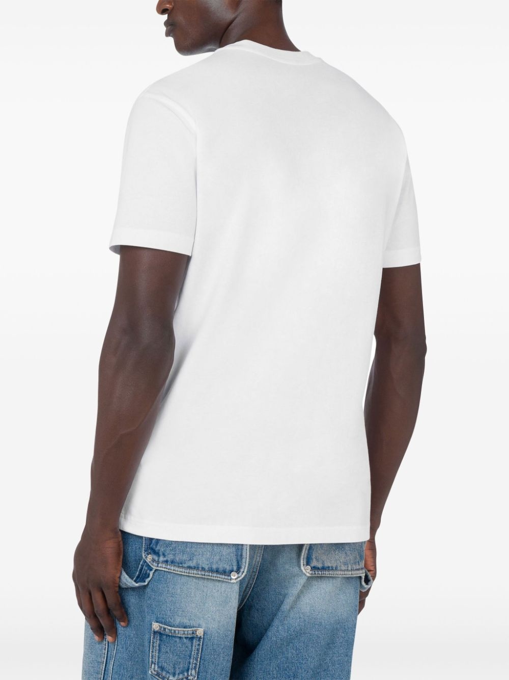 logo-print cotton T-shirt - 3