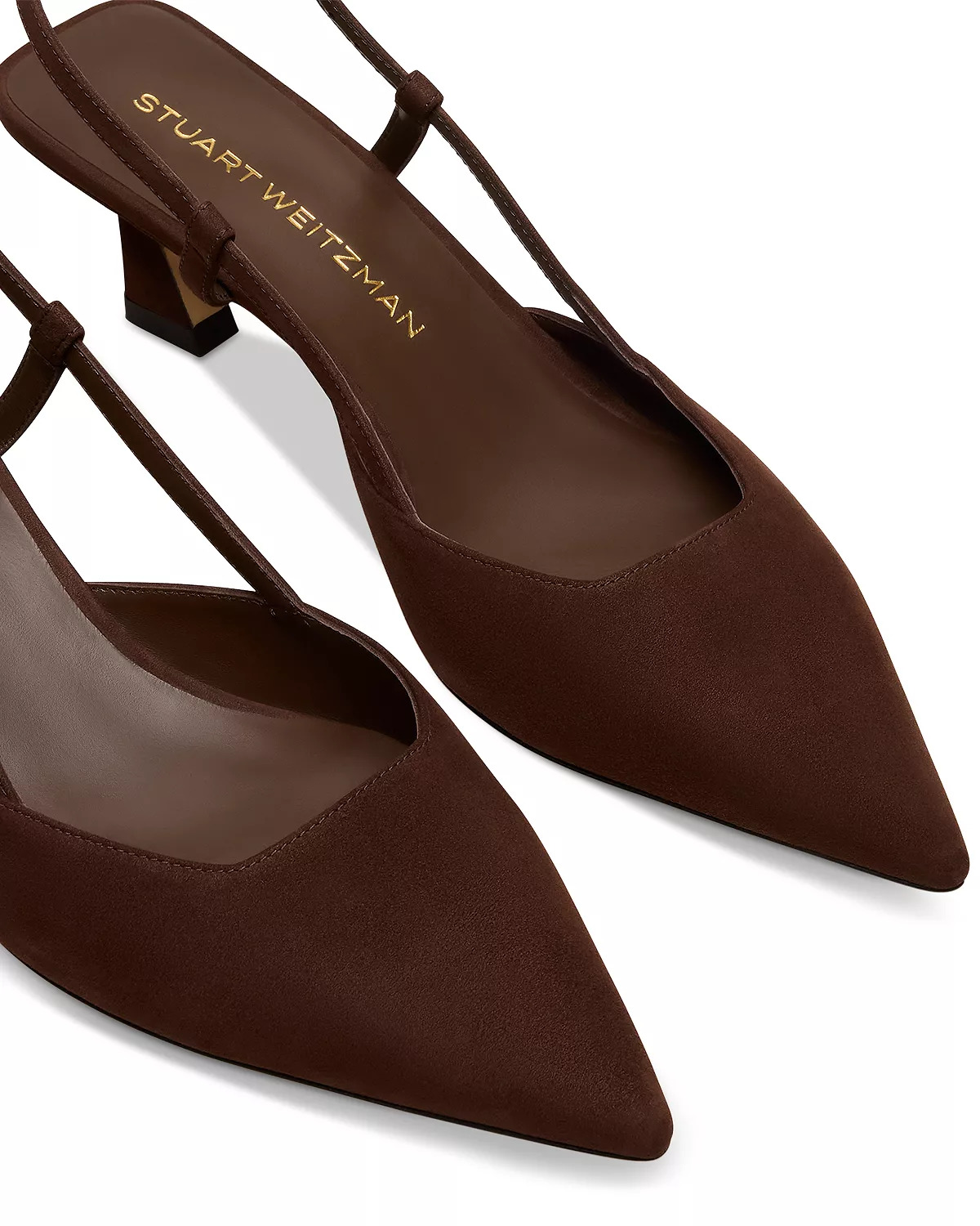 Women's Vinnie 50 Slingback Suede Pumps - 3