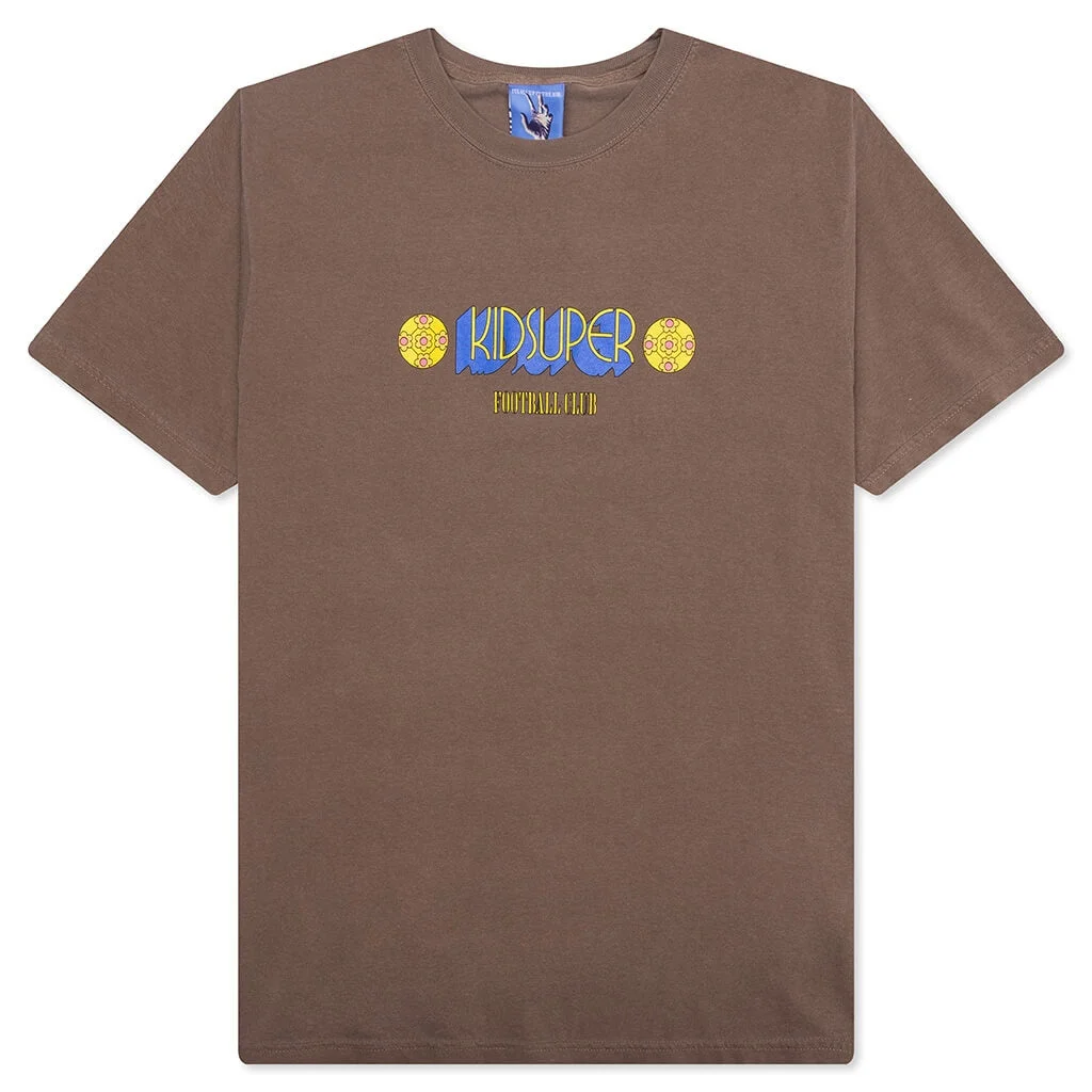 FOOTBALL CLUB TEE - BROWN - 1