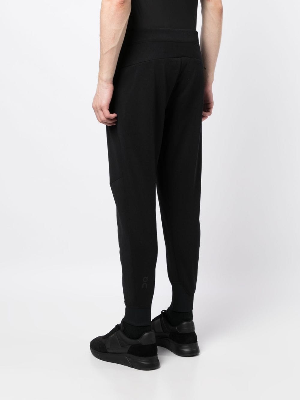 drawstring elasticated-waistband track pants - 4