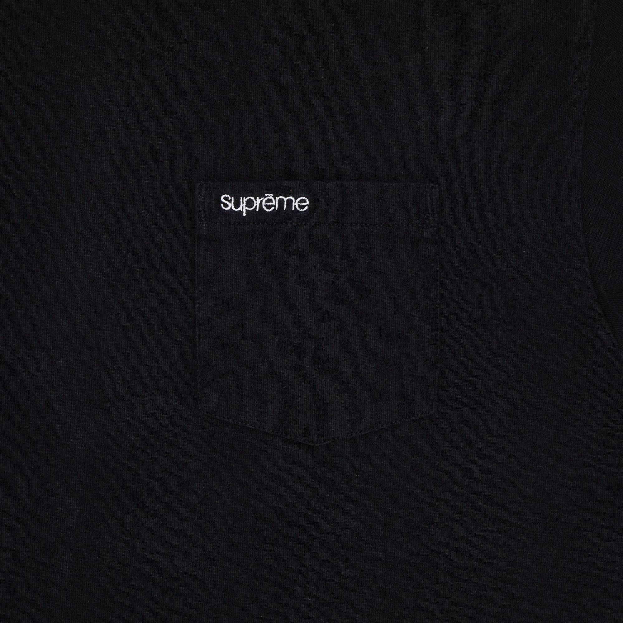 Supreme Short-Sleeve Pocket Tee 'Black' - 2
