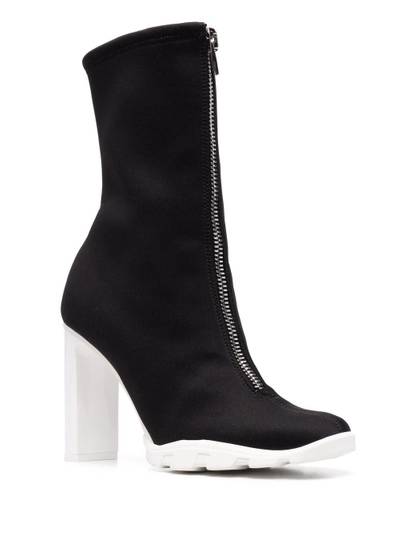 Alexander McQueen zip-up sock-style boots outlook