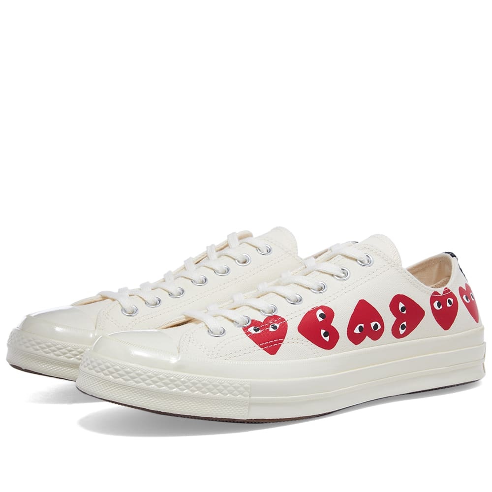 Comme des Garcons Play x Converse Chuck Taylor Multi Heart 1970s Ox - 1