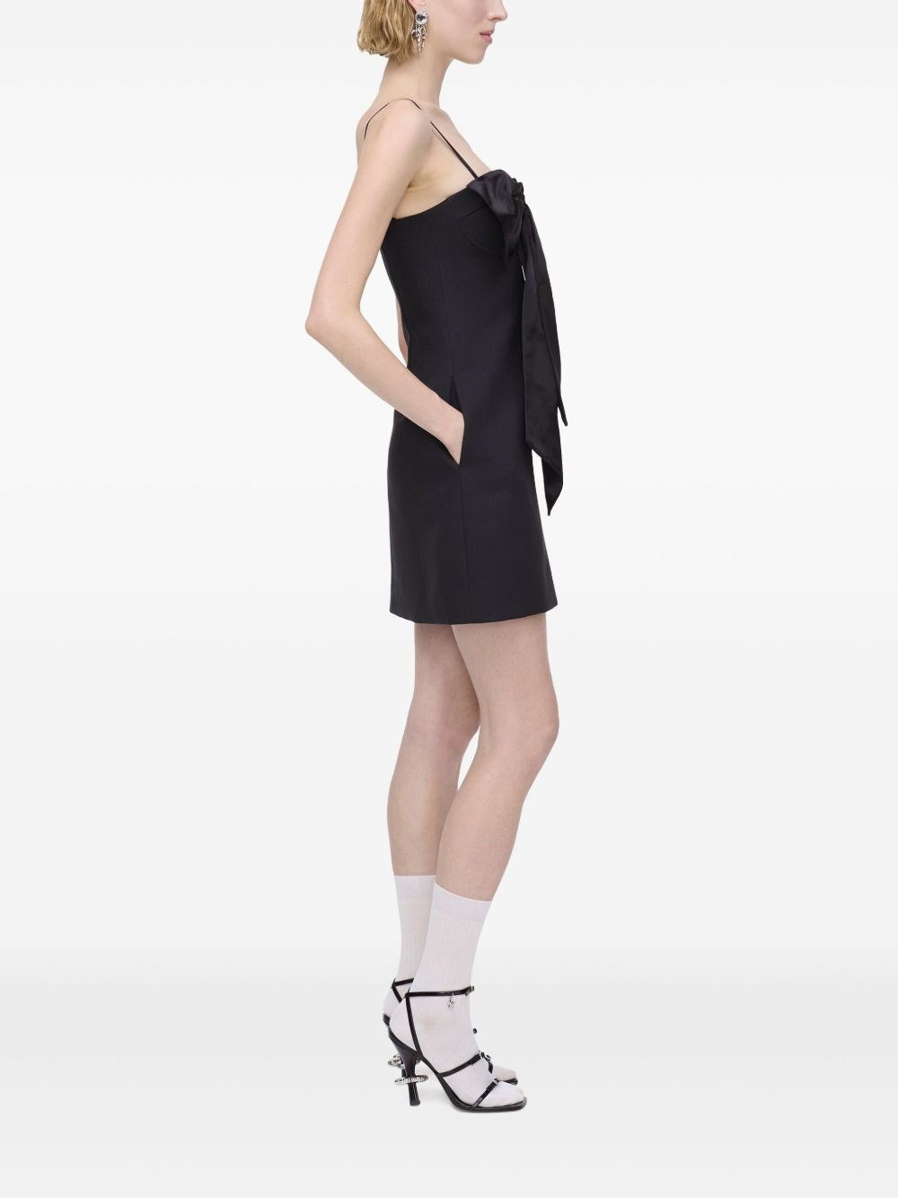 Bow detail mini dress - 5