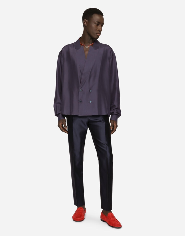Oversize silk habotai shirt - 2
