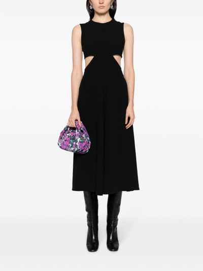REDValentino cut-out crepe midi dress outlook