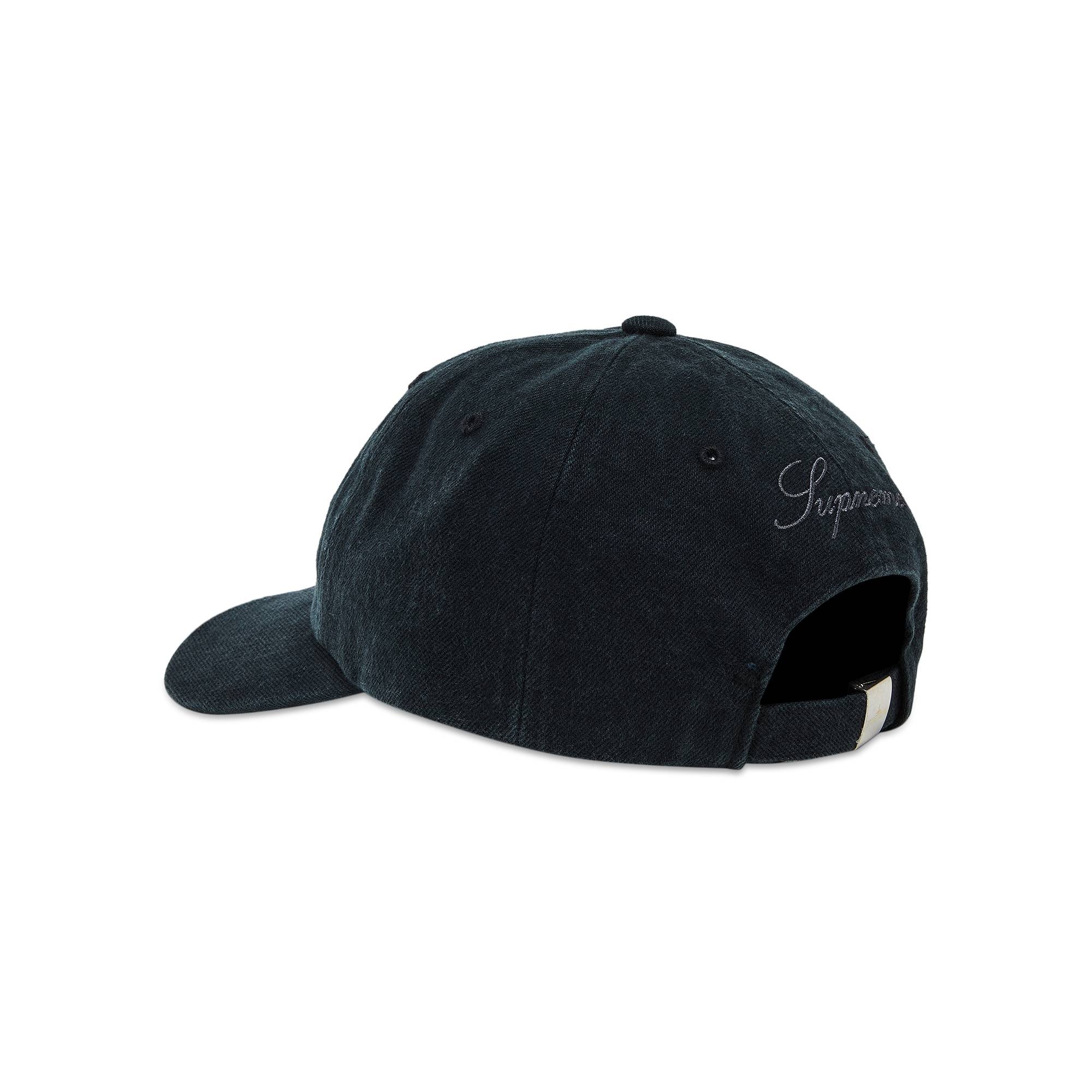 Supreme x Stone Island Denim 6-Panel 'Black' - 3