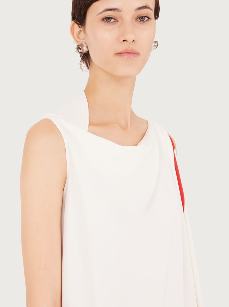 ASYMMETRIC PRINTED DRESS - 4