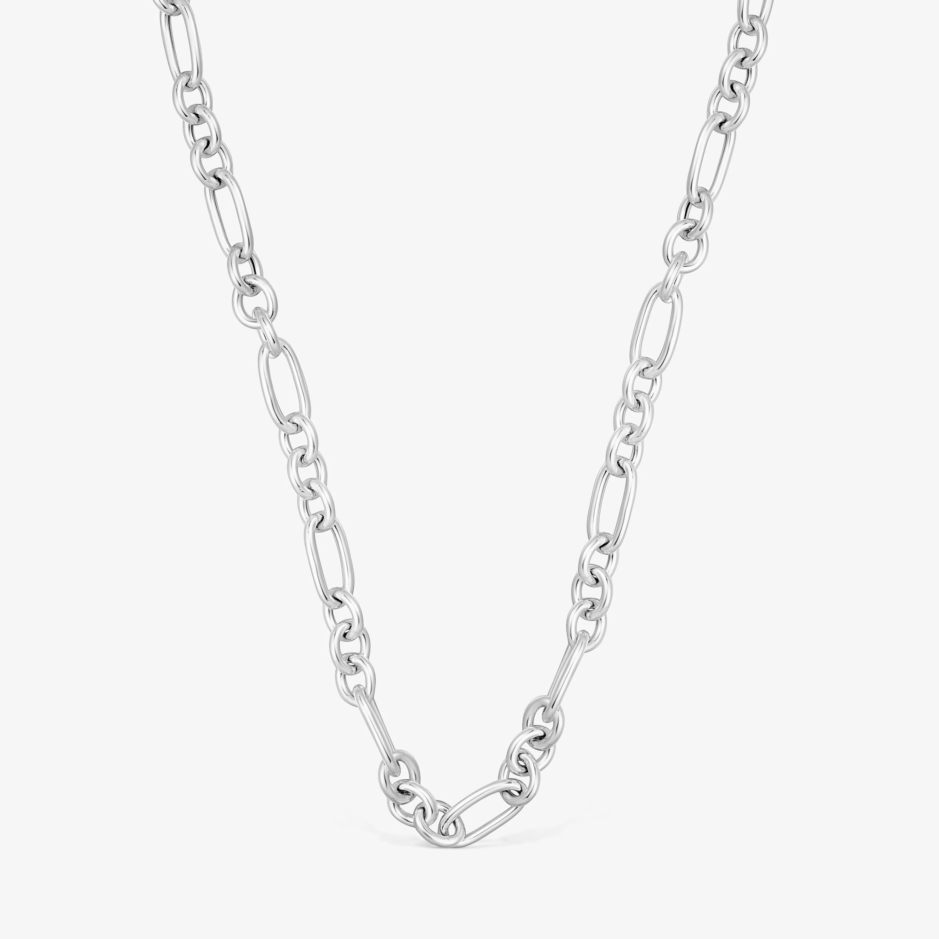 Short silver Ring necklace Sweet Dolls - 1
