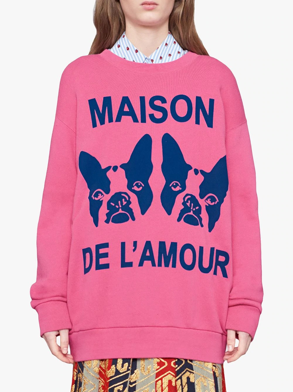 "Maison de l'Amour" sweatshirt with Bosco and Orso - 3