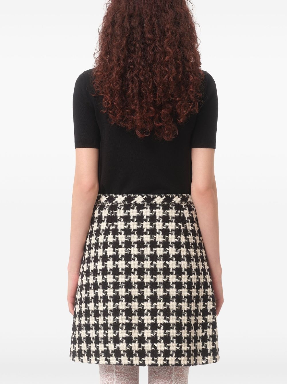 embroidered wool top - 4