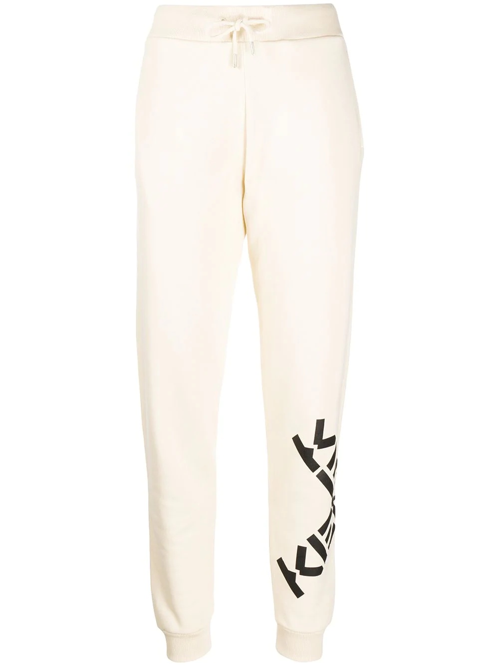 logo-print drawstring track pants - 1