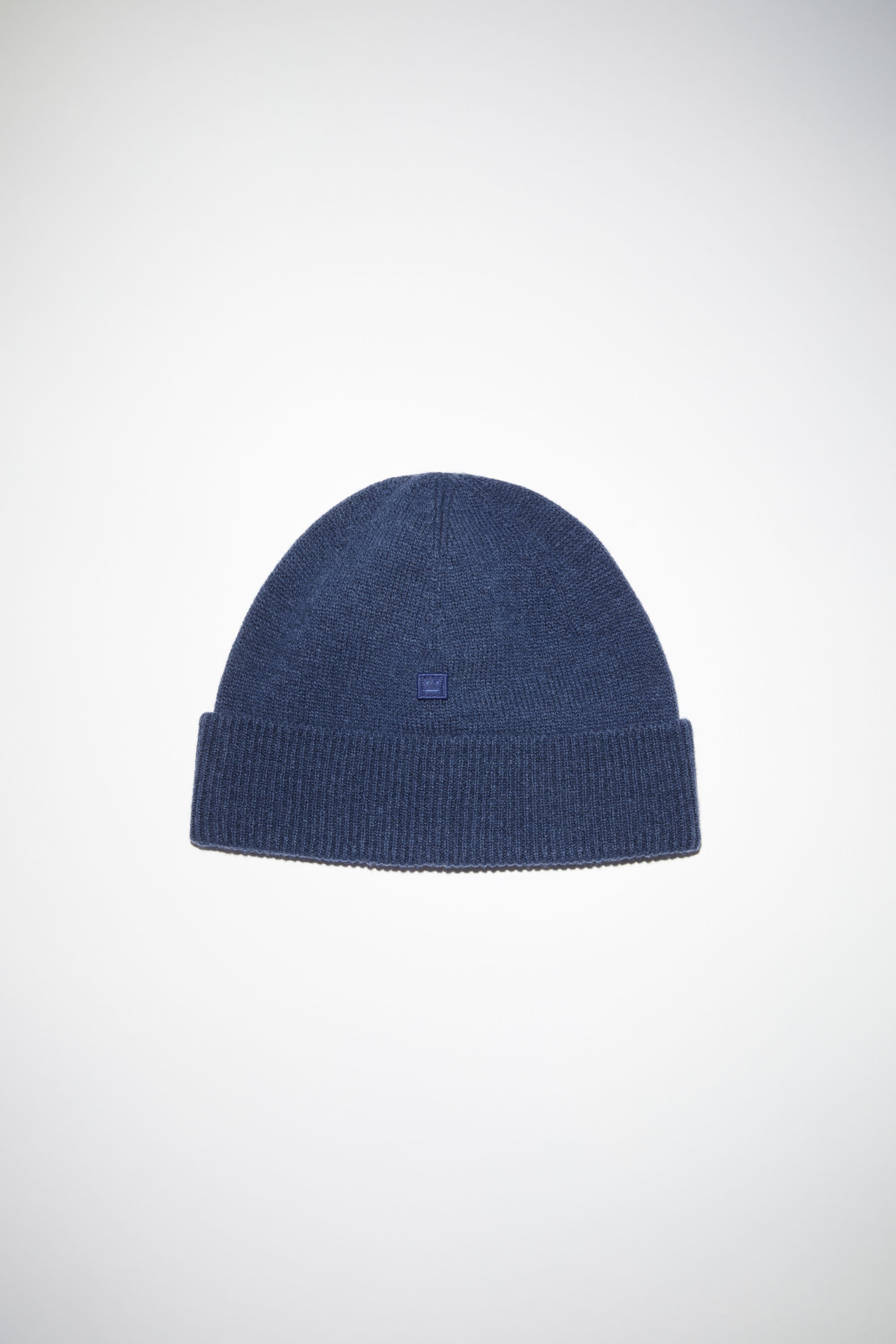 Micro face patch beanie - Ink blue - 1