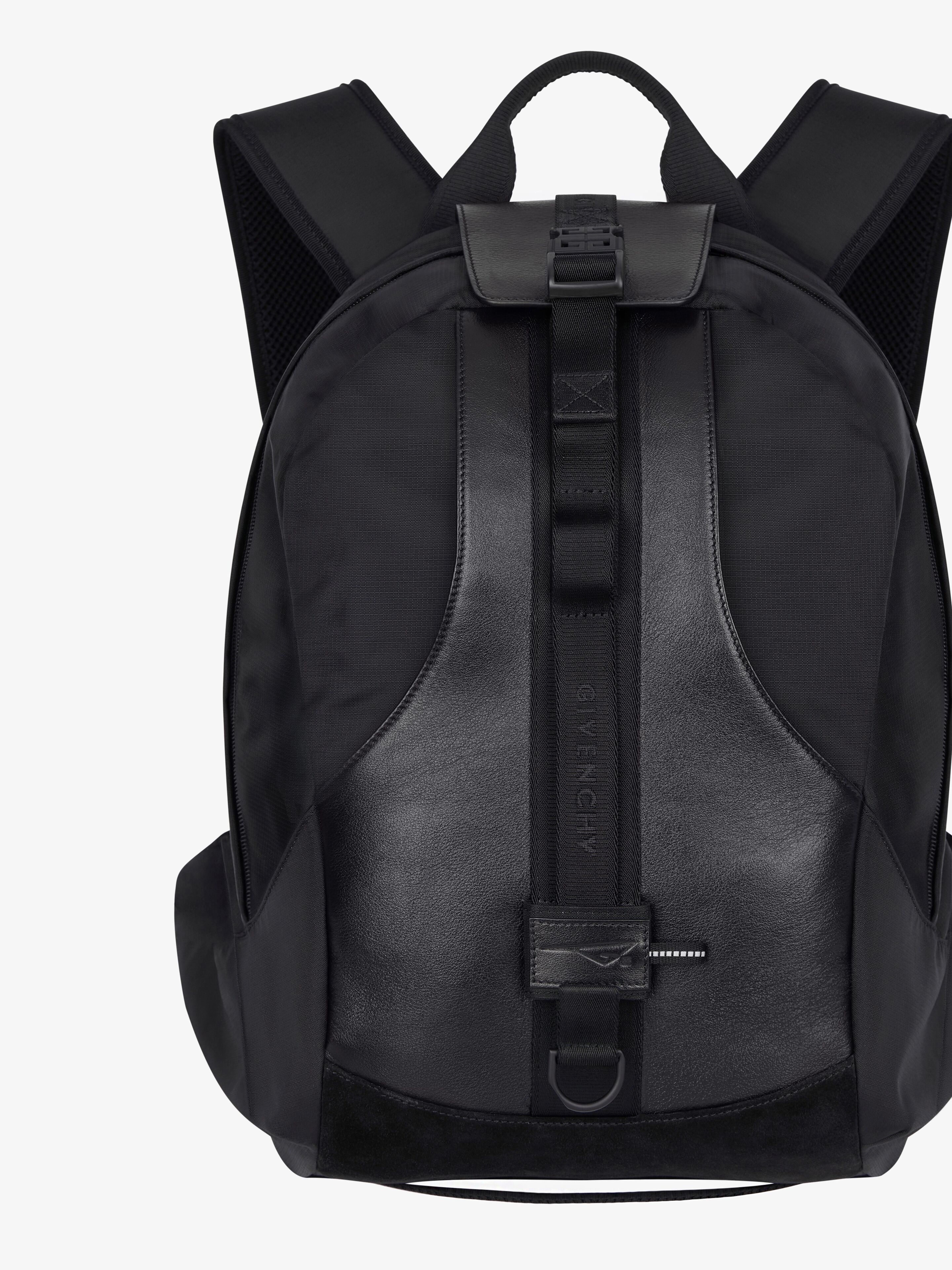 MEDIUM G-TRAIL BACKPACK IN NYLON AND LEATHER - 6