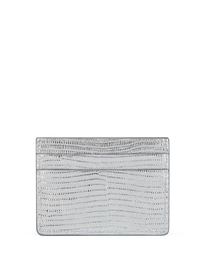 Giuseppe Zanotti logo plaque grained cardholder outlook