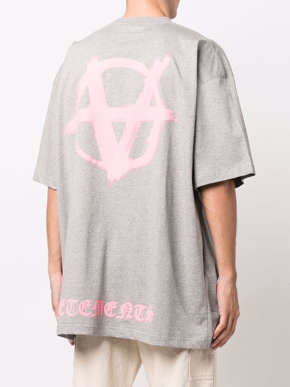 Anarchy logo-print cotton T-shirt - 5