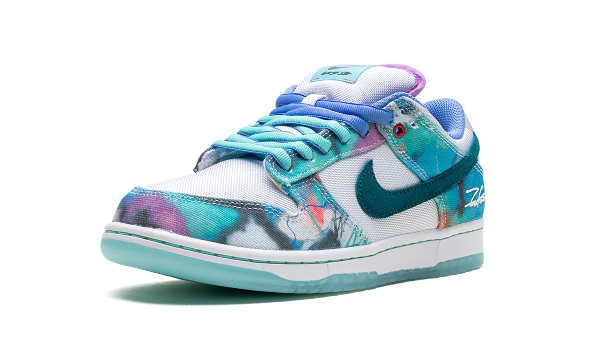 Dunk Low SB "Futura Laboratories - Bleached Aqua" - 4