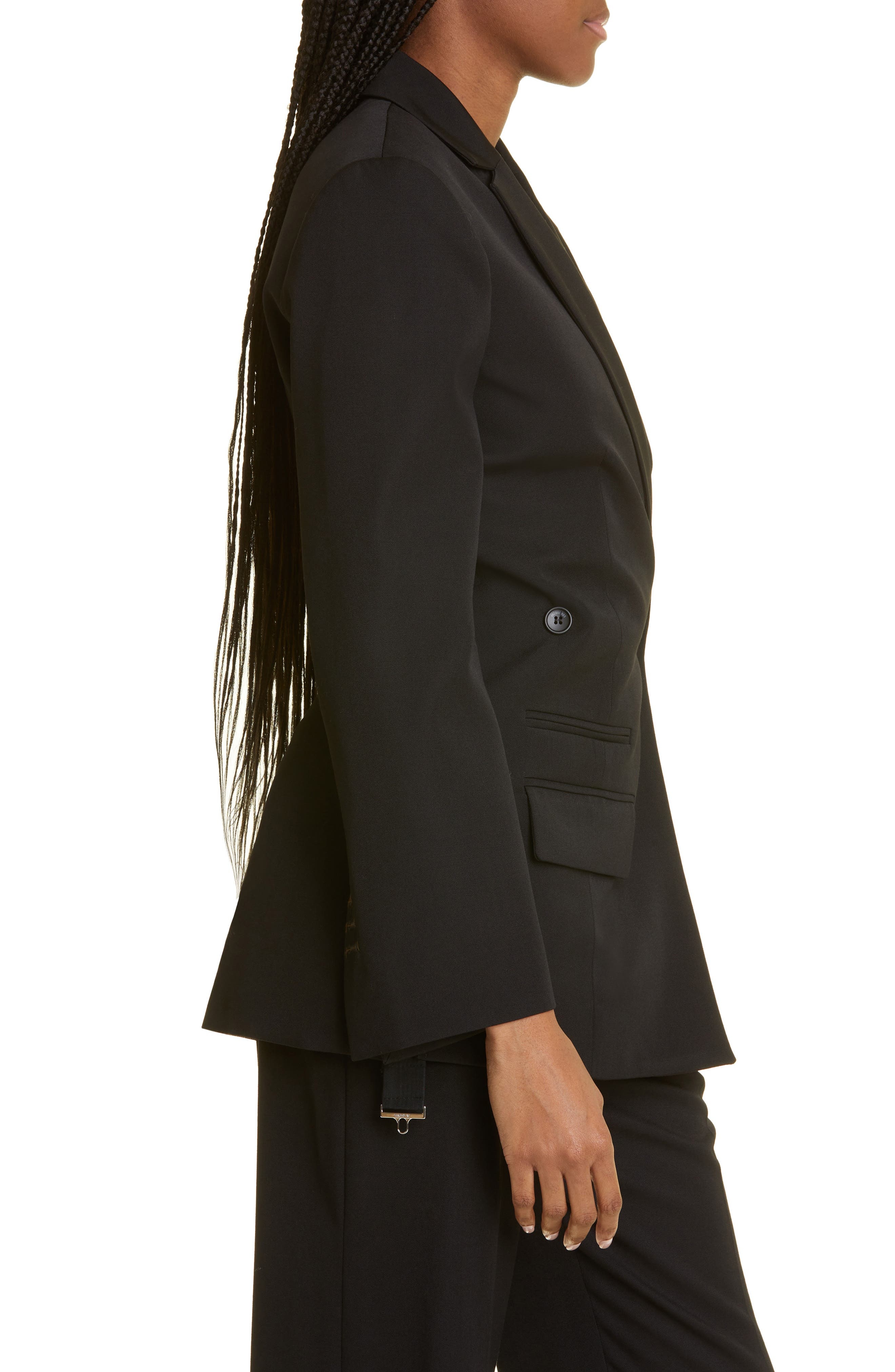 Tibau Cross Button Virgin Wool Jacket - 4