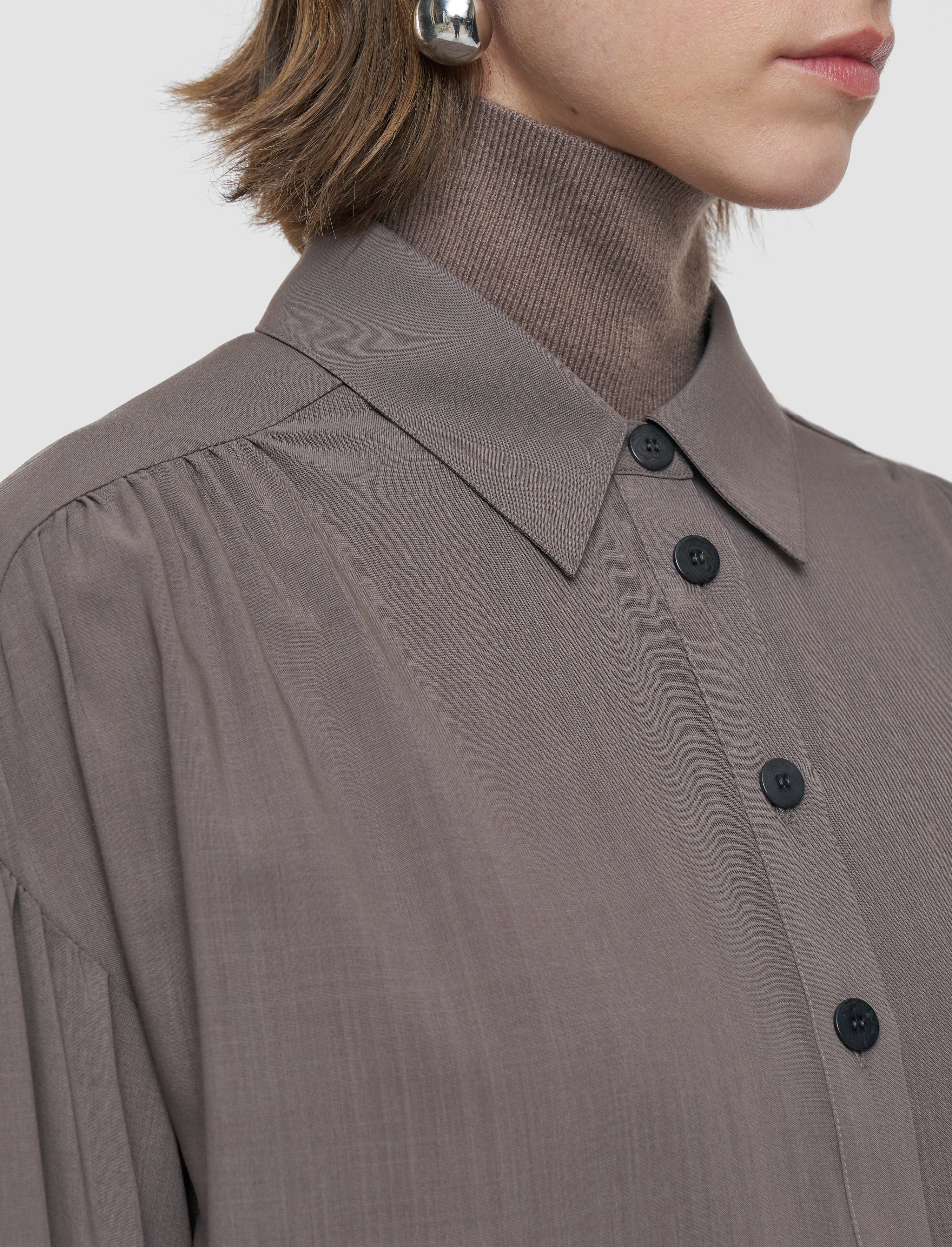 Anais Wool Voile Blouse - 5