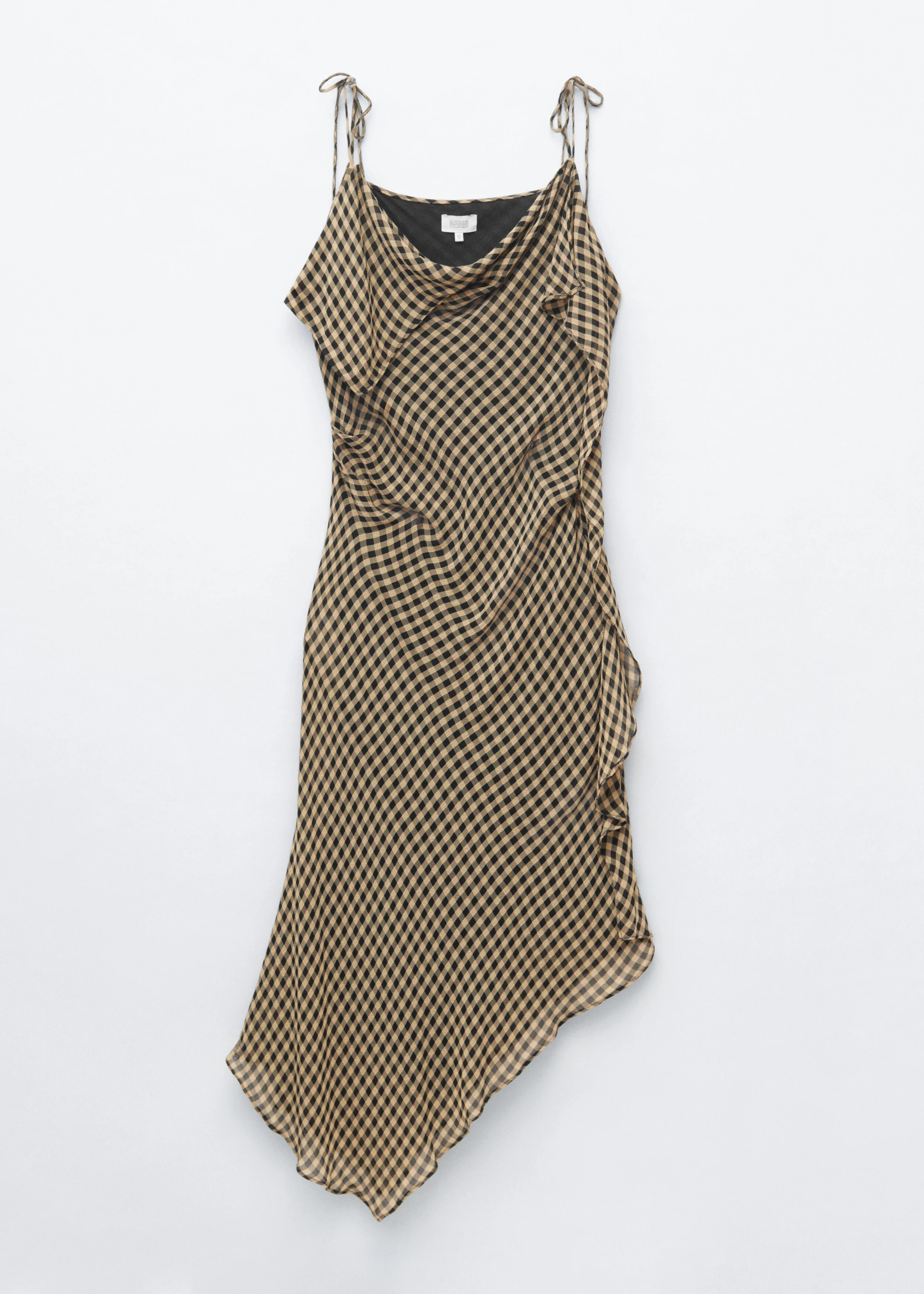 Draped Midi Dress - 1