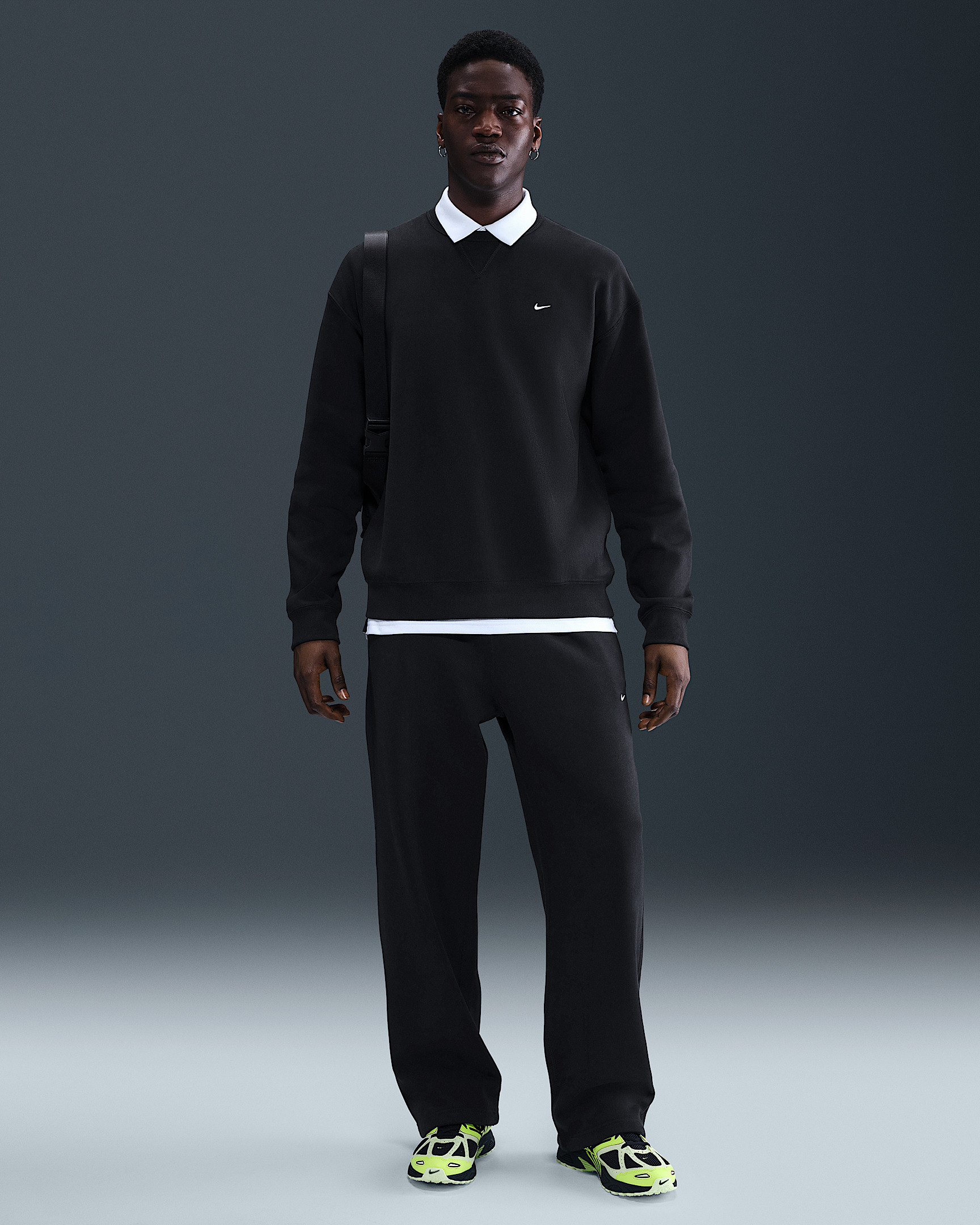 Nike Solo Swoosh Men's Fleece Crew - 4