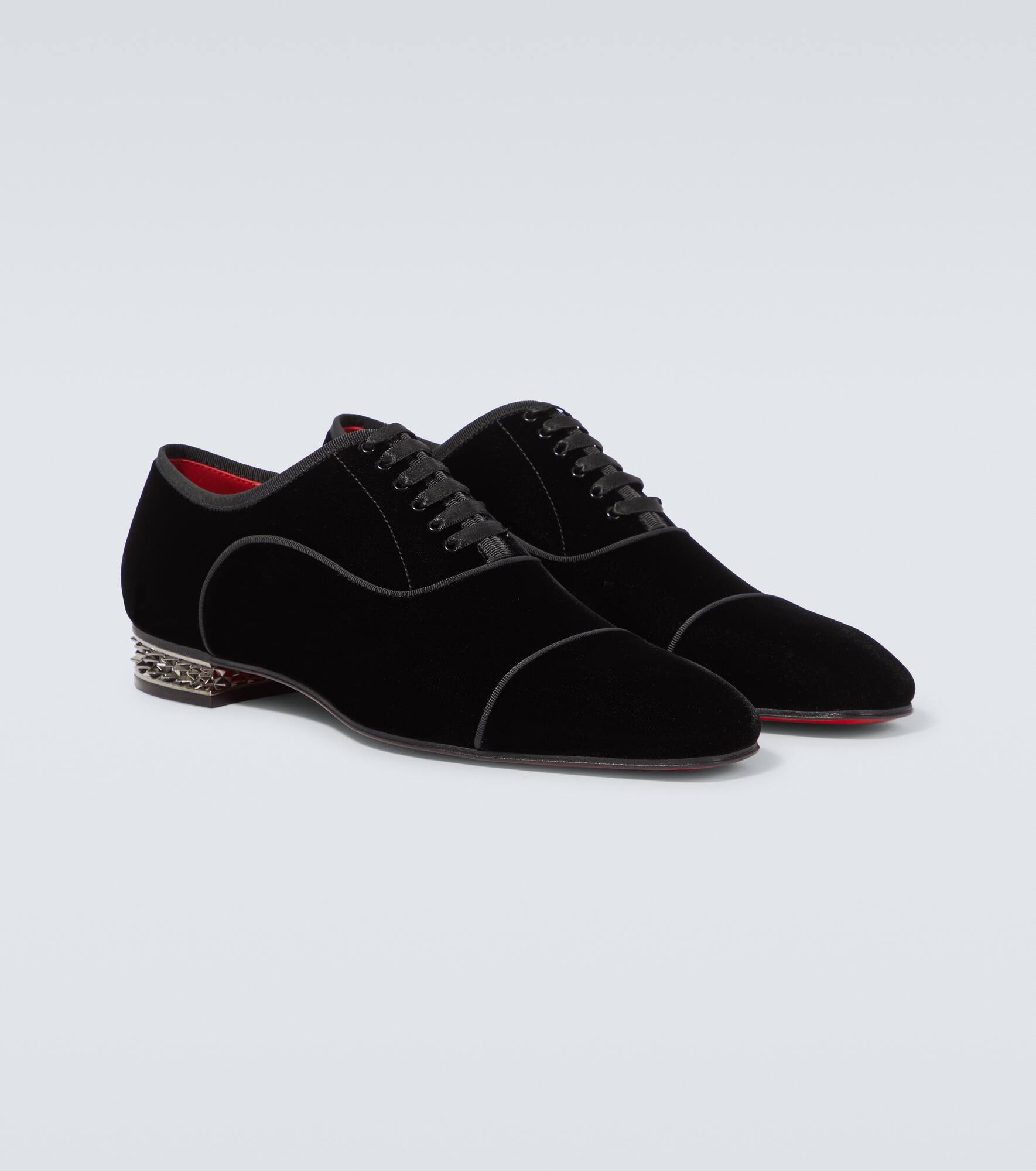 Greggyrocks velvet Oxford shoes - 5
