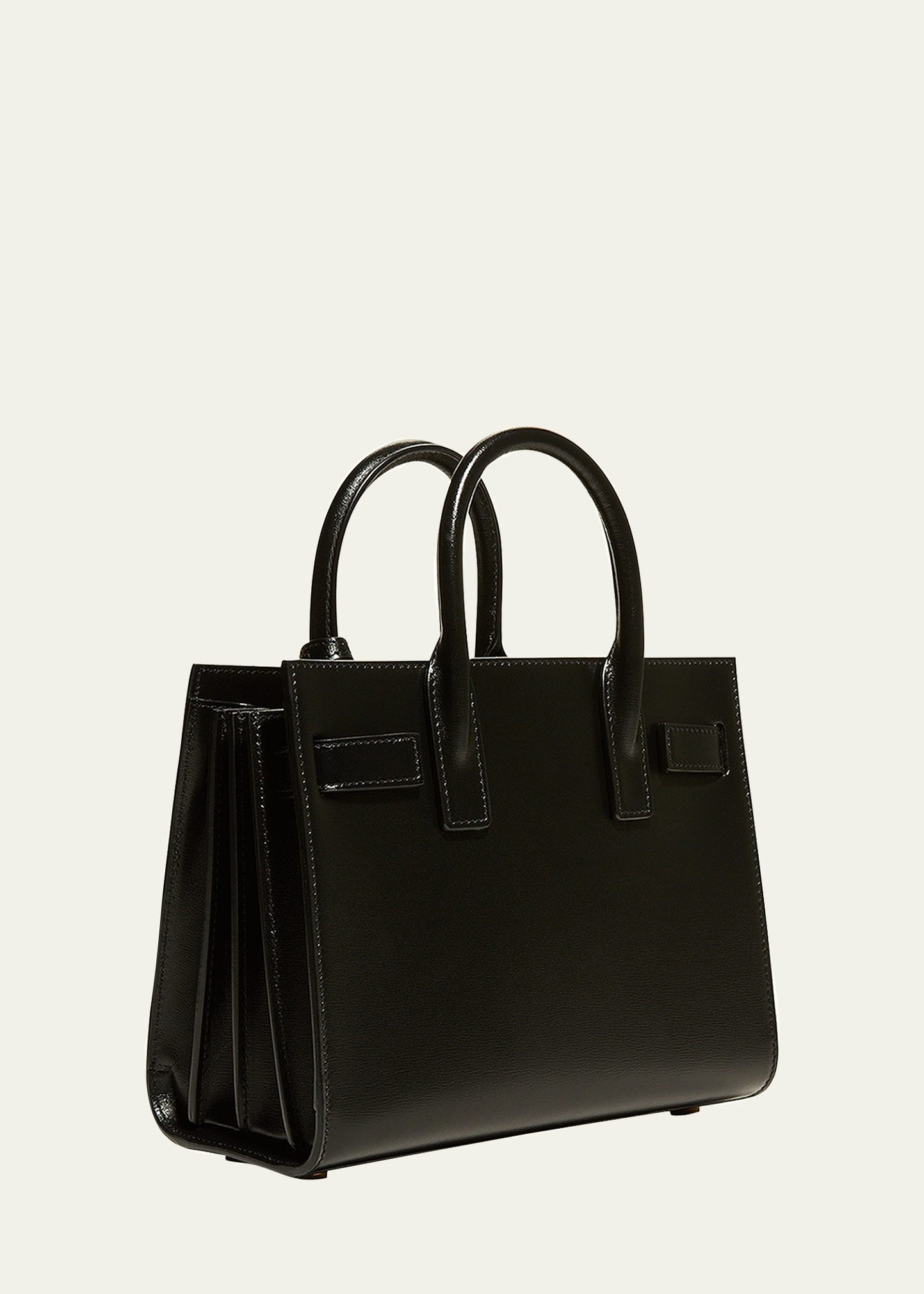 Sac de Jour Nano Shiny Leather Satchel Bag - 3
