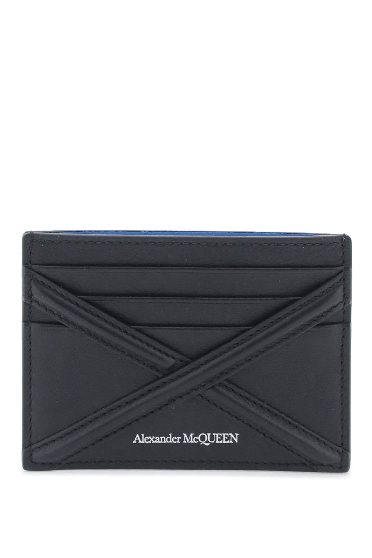 Alexander Mcqueen Leather Harness Cardholder Men - 1