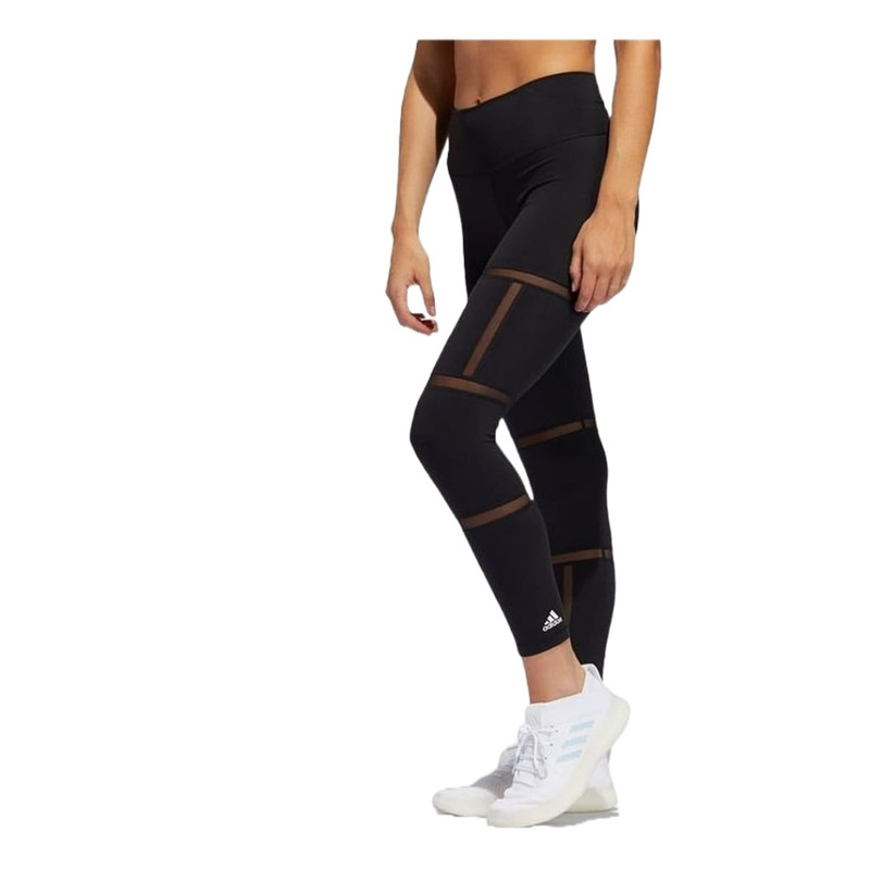 adidas (WMNS) adidas Believe This 2.0 Geo Mesh 7/8 Tights 'Black' FJ7239 outlook