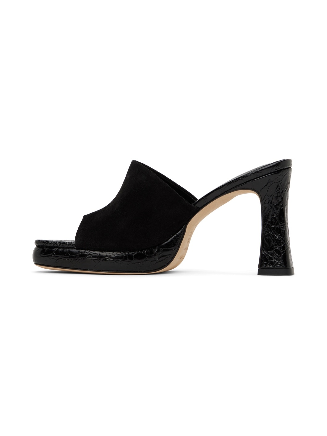 Black Beliz Mules - 3