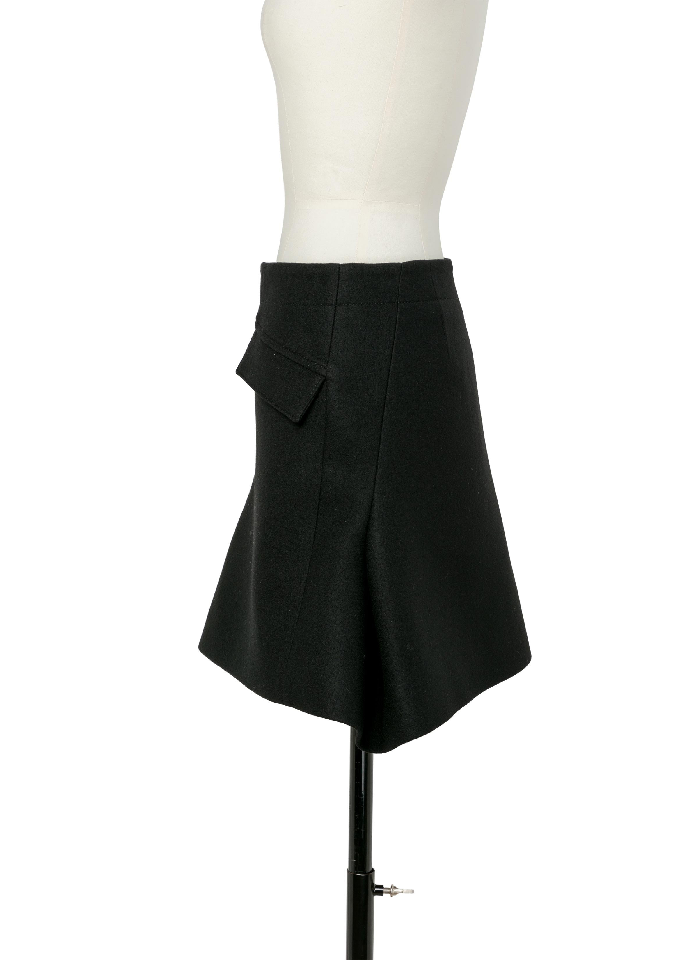 Wool Melton Skirt - 2