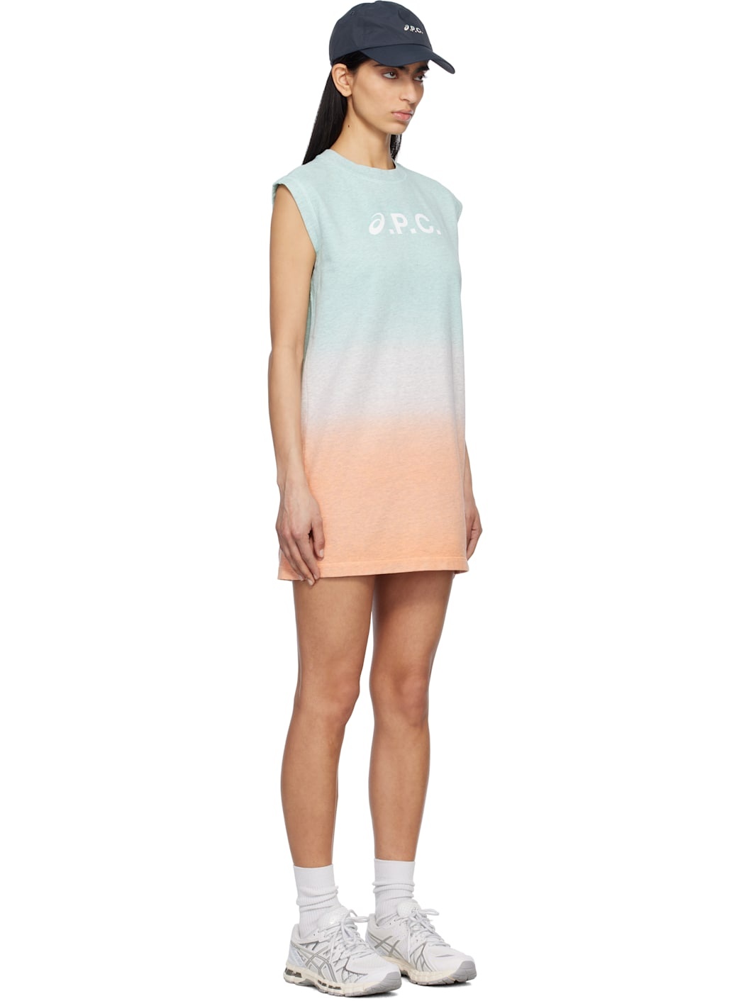 Blue & Pink ASICS Edition Valey Minidress - 2