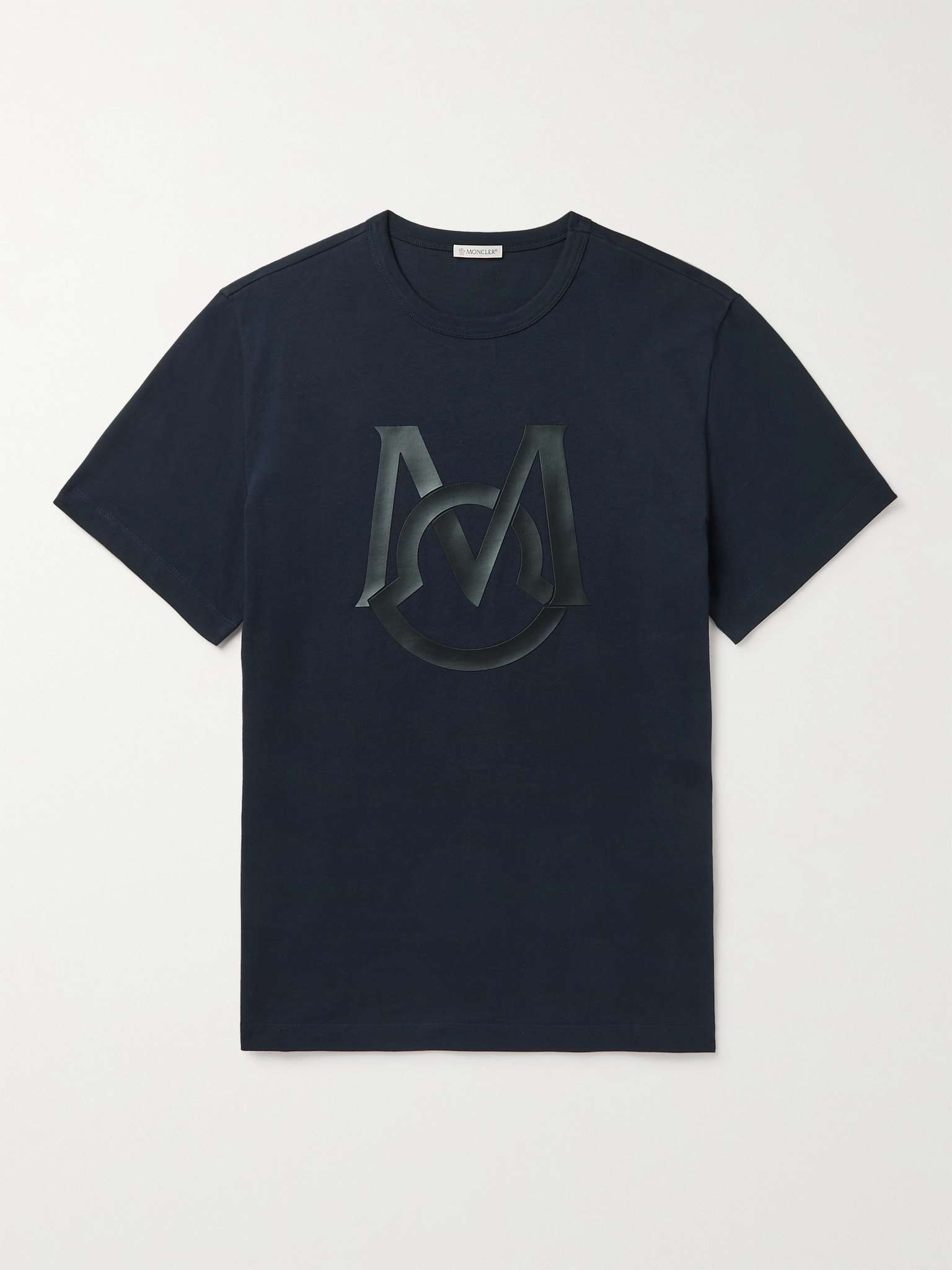 Logo-Appliquéd Cotton-Jersey T-Shirt - 1