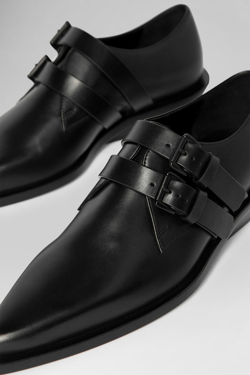Bowie Monk Strap Shoes - 6