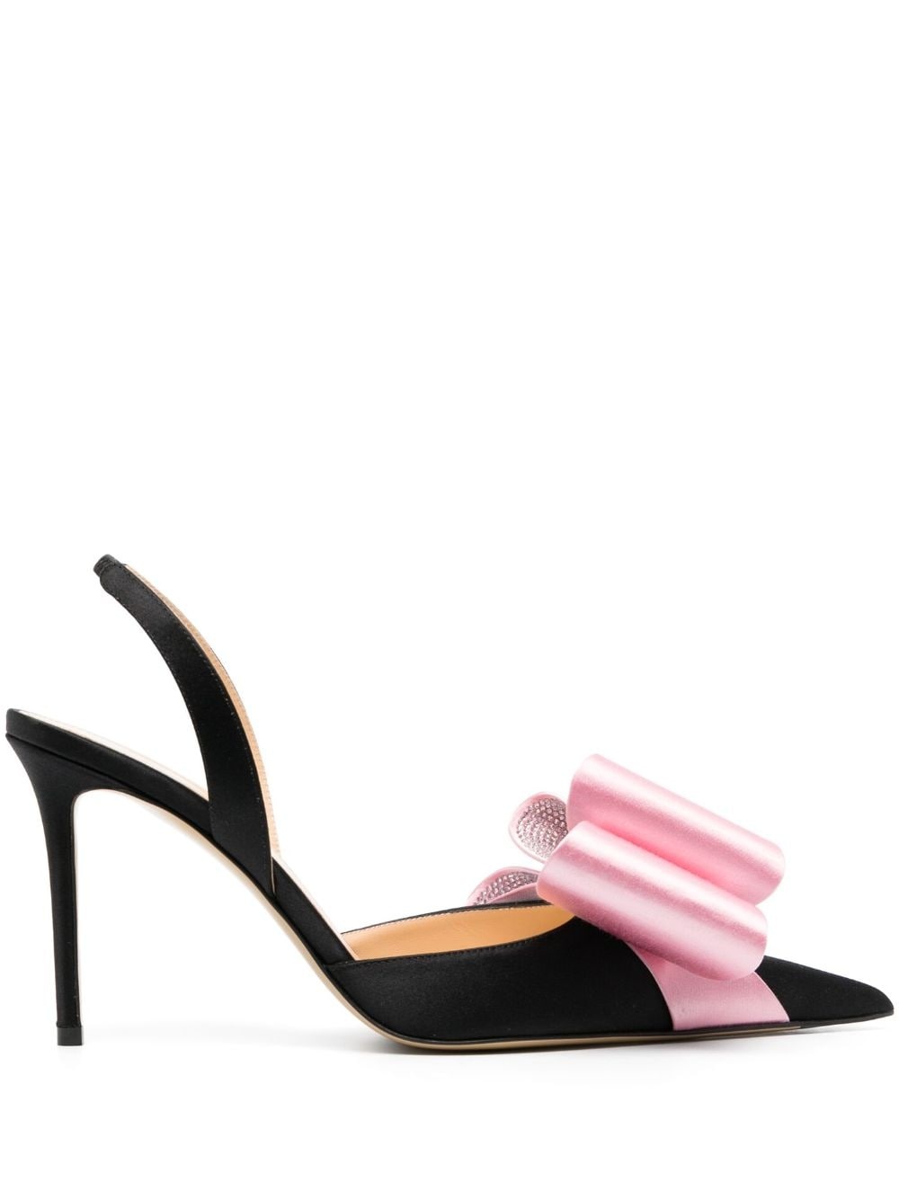 bow-detail slingback pumps - 1